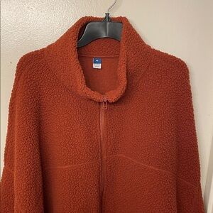 Old Navy Women's Warm Rust Teddy Sherpa Jacket Size 4X